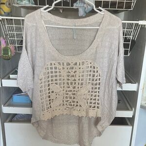 Free People Crop Tee